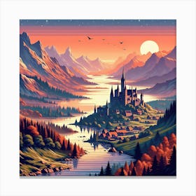 A Fantastical Land 9 Canvas Print