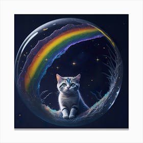 Cat Galaxy (137) Canvas Print