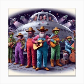 Space Band Canvas Print