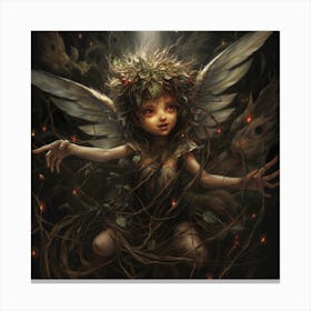 Angel Of The Forest Canvas Print