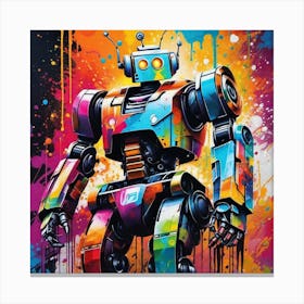 Robot 6 Canvas Print