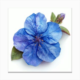 Blue Flower 11 Canvas Print