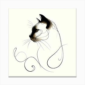 Siamese Cat 1 Canvas Print