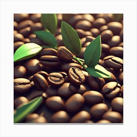Coffee Beans 86 Canvas Print