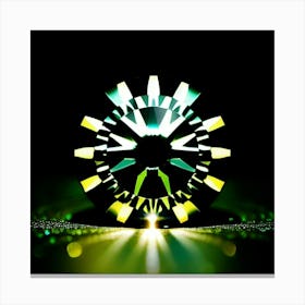 When there is a sun crystal Canvas Print