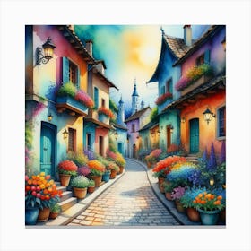 Street Scene Canvas Print