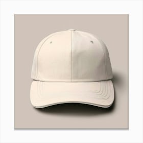 White Baseball Cap 13 Canvas Print