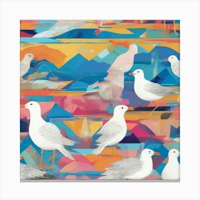 Seagulls 2 Canvas Print