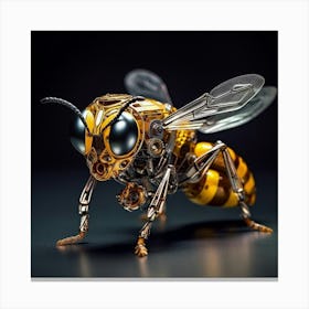 Mechanical Bee Canvas Print