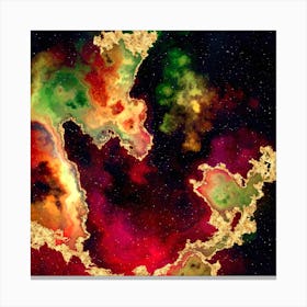 100 Nebulas in Space with Stars Abstract n.077 Canvas Print