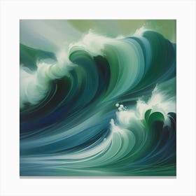 Ocean Wave 1 Canvas Print