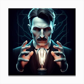 Nicolas Tesla Canvas Print