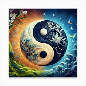 Yin Yang 4 Canvas Print