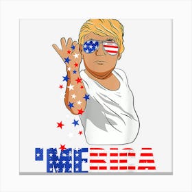 Hot Trend Funny Trump Salt Merica Freedom 4th Of July Y6 Canvas Print