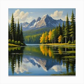 'Reflections' 4 Canvas Print