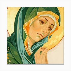 Virgin Mary 1 Canvas Print