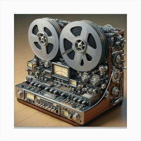 Reel To Reel 2 Canvas Print