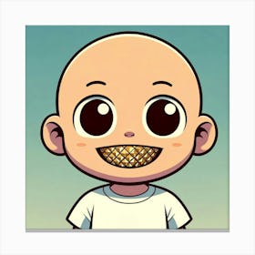 Cartoon Baby Canvas Print