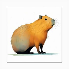 Capybara Canvas Print