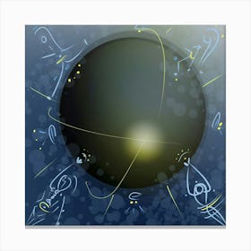 Black Hole Dance Canvas Print