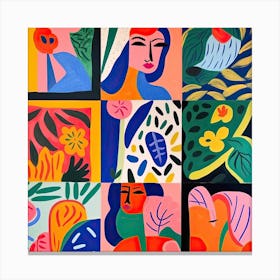 Botanical Study, The Matisse Inspired Art Collection Canvas Print