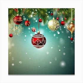 Christmas Background 7 Canvas Print