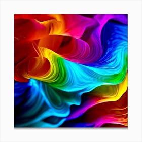 Color Brightness Vibrant Electric Power Gradient Vivid Intense Dynamic Radiant Glowing En (14) Canvas Print