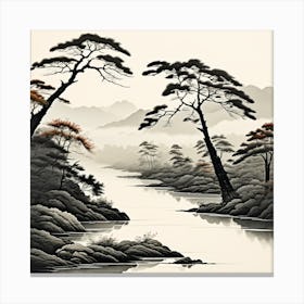 Asian Landscape 4 Canvas Print