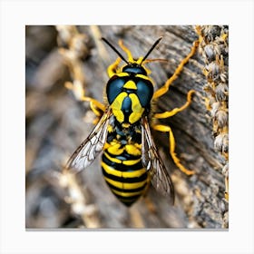 Wasp photo 3 Canvas Print