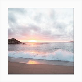 Pacific Coast Sunset At Monterey, Carol M Highsmith  Canvas Print