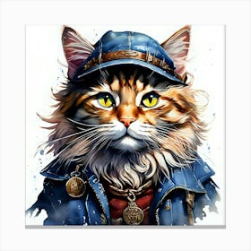 Cat In A Hat 1 Canvas Print