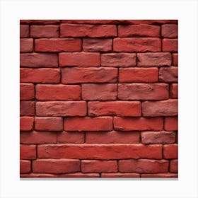 Red Brick Wall Canvas Print