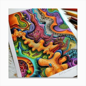 Psychedelic Art 3 Canvas Print