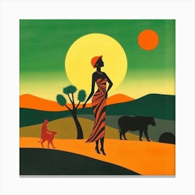 African Woman 1 Canvas Print