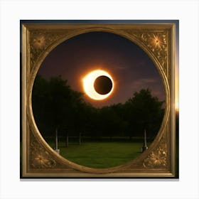 Eclipse Of The Sun Canvas Print