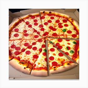 Pizza 6 ( Fromhifitowifi ) Canvas Print
