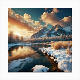 Default Fancy Beautiful Natural Scenery 0 Canvas Print