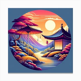 Asian Landscape Painting 27 Canvas Print