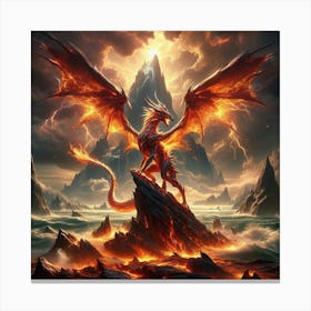 The Red Dragon 2 Canvas Print