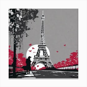 Paris Eiffel Tower 26 Canvas Print