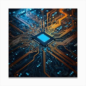 Computer Circuit Board 12 Canvas Print