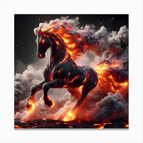 Fire Horse 8 Canvas Print