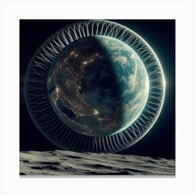 Earth From Space 3 Canvas Print