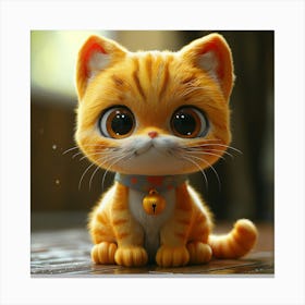 Cute Cat 12 Canvas Print