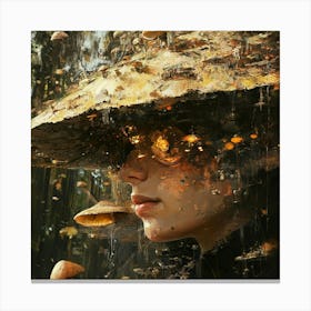 Woman In A Hat 1 Canvas Print