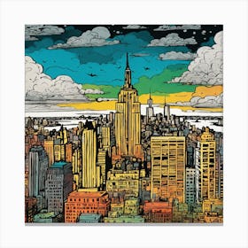 New York City Skyline Canvas Print