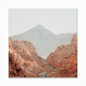 Highway In Desert Canvas Print