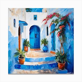 Blue Door 11 Canvas Print