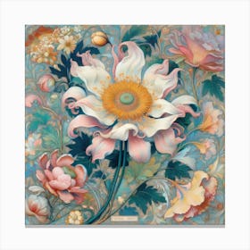 Anemone Flower Canvas Print