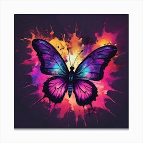 Butterfly Painting 260 Canvas Print